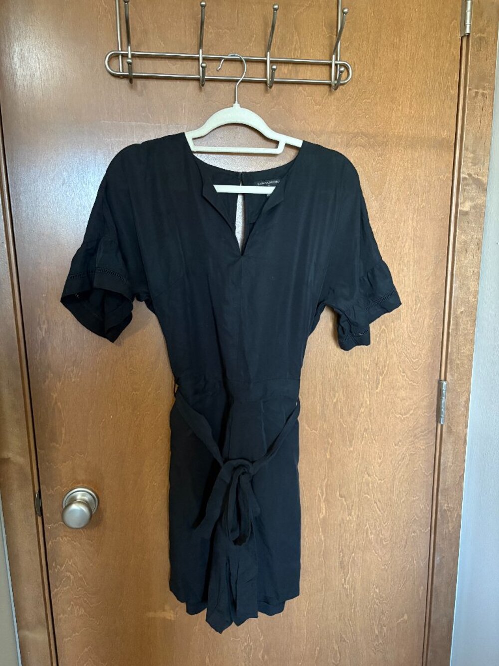 banana republic black romper